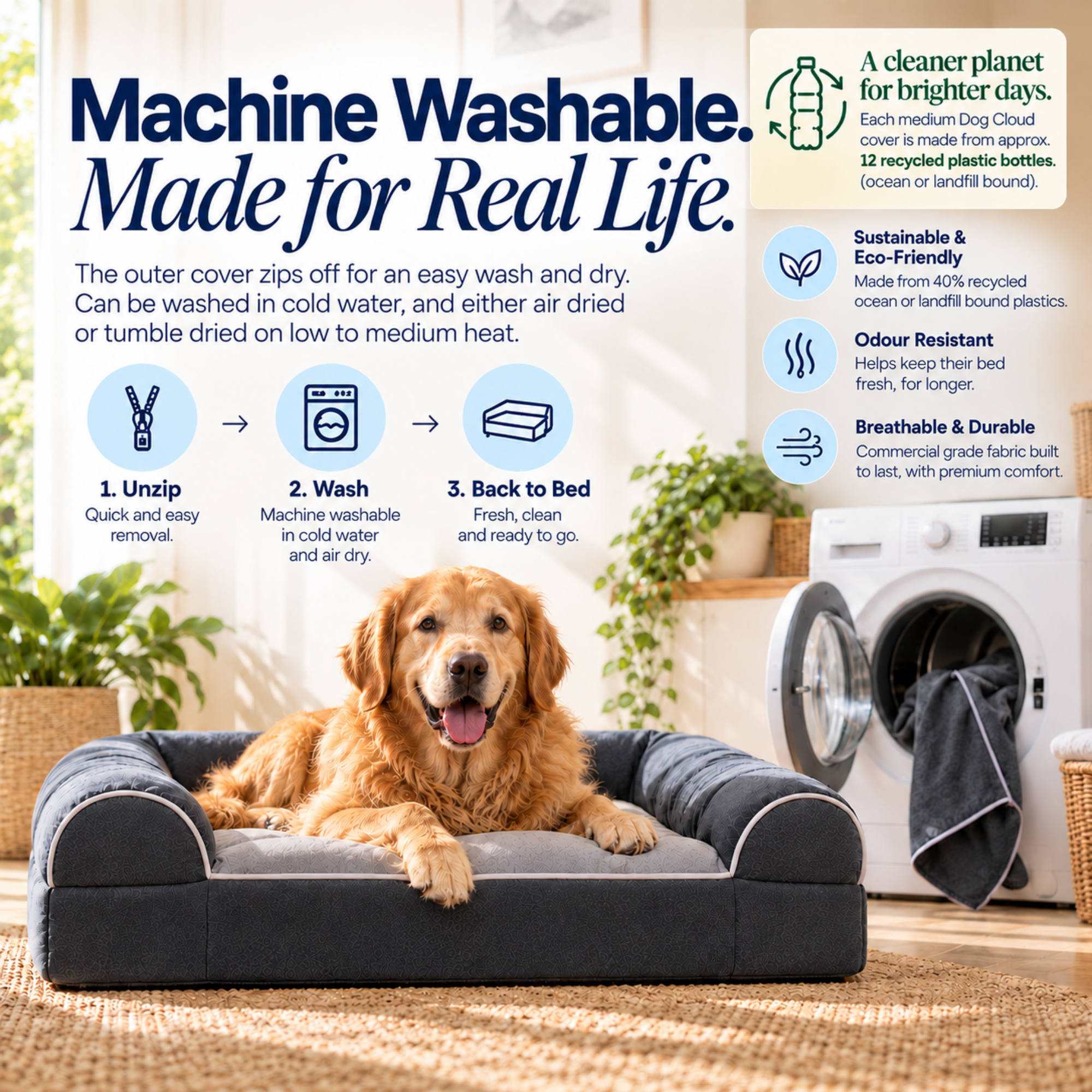 Dog Cloud's Massage Dog Bed