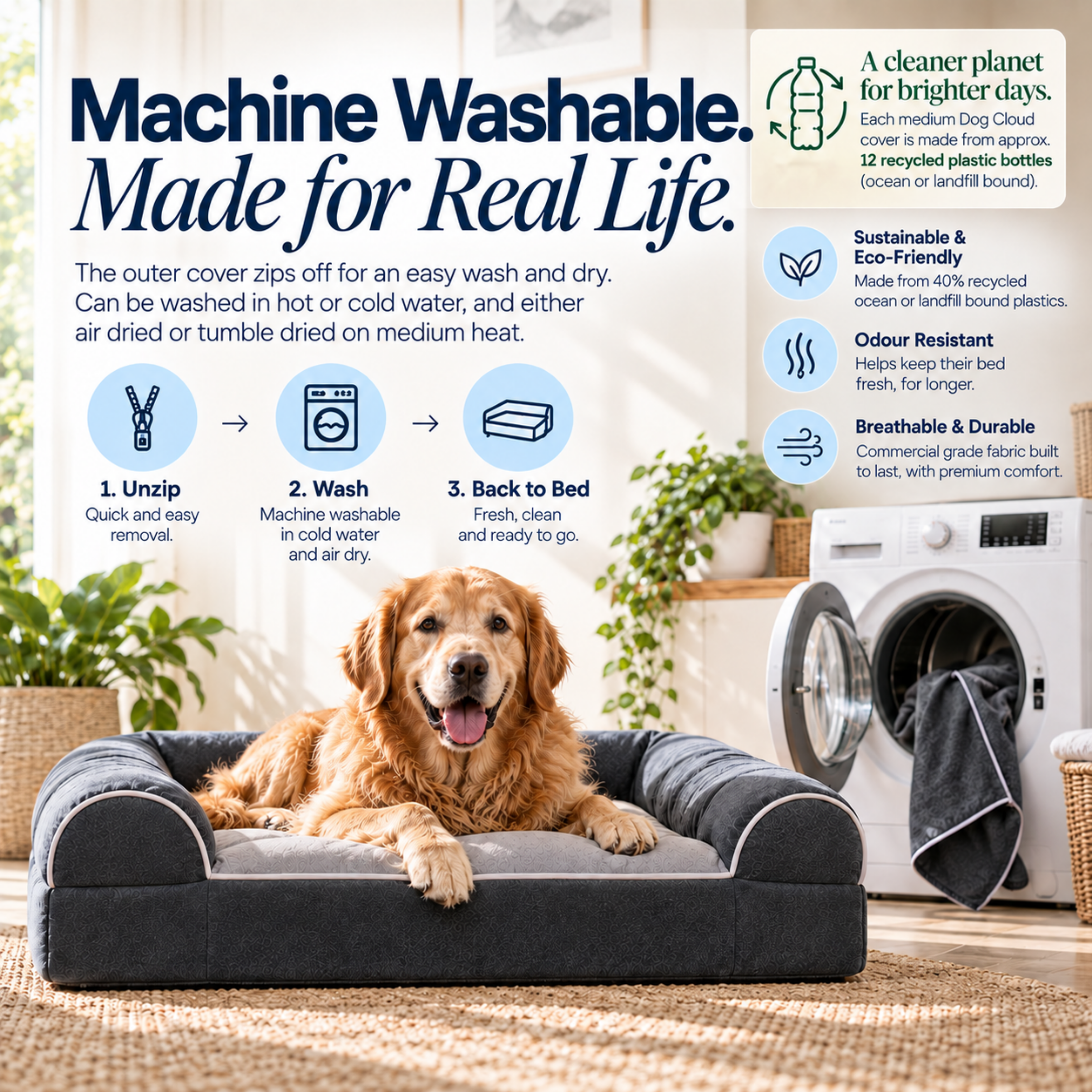 Dog Cloud's Massage Dog Bed